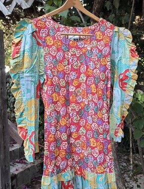 Vintage 80s Jeanne Marc Dress x s